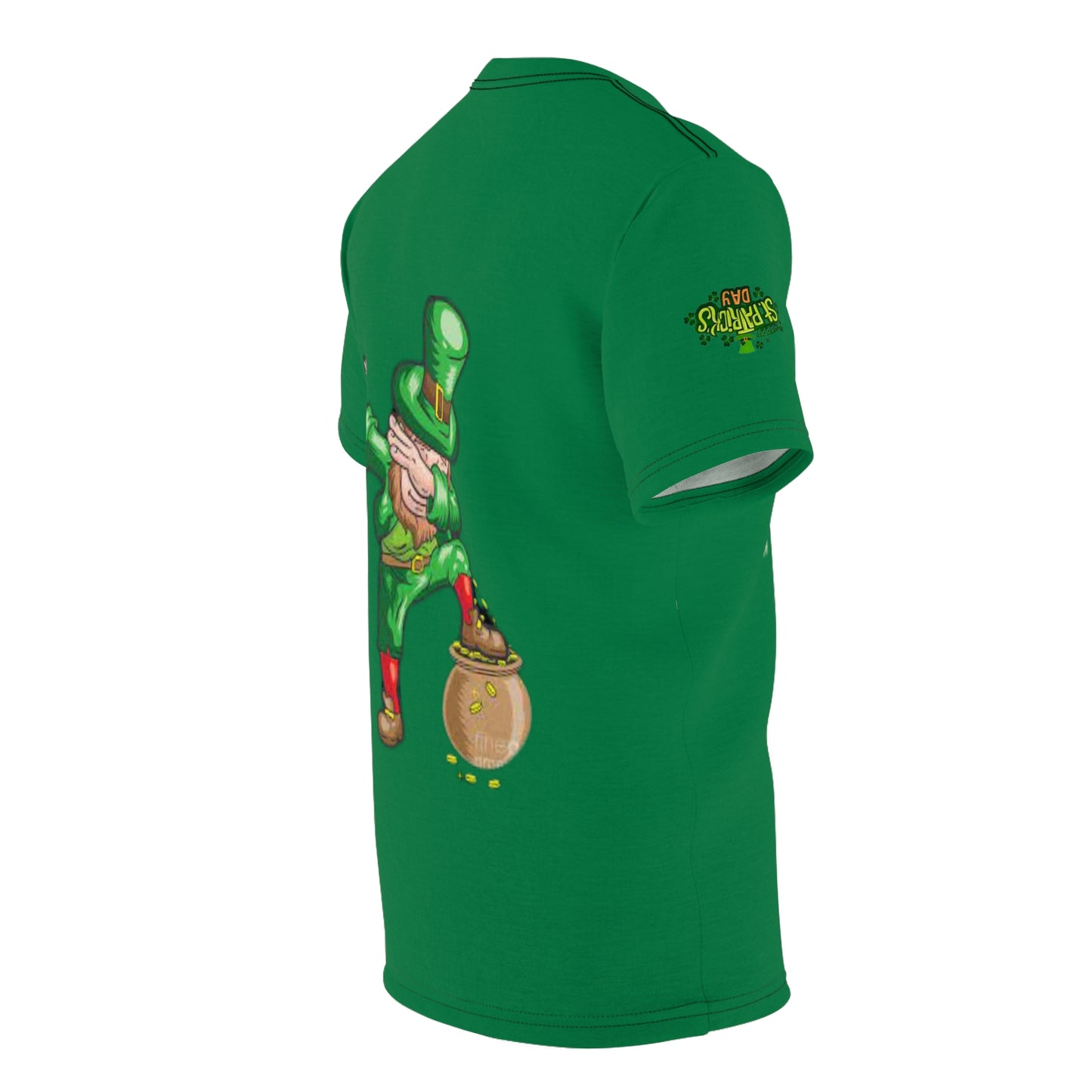 St. Patrick's Day Gnome Unisex Cut & Sew Tee