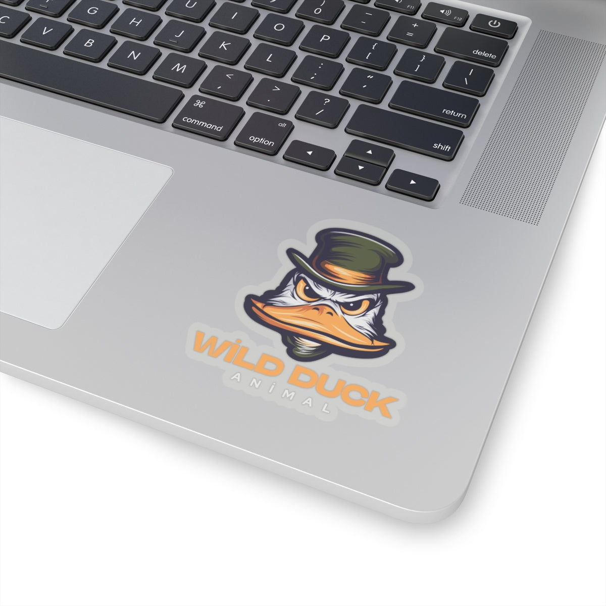 Wild Duck Animal Kiss-Cut Stickers - Quirky Laptop Decals for Fun Lovers