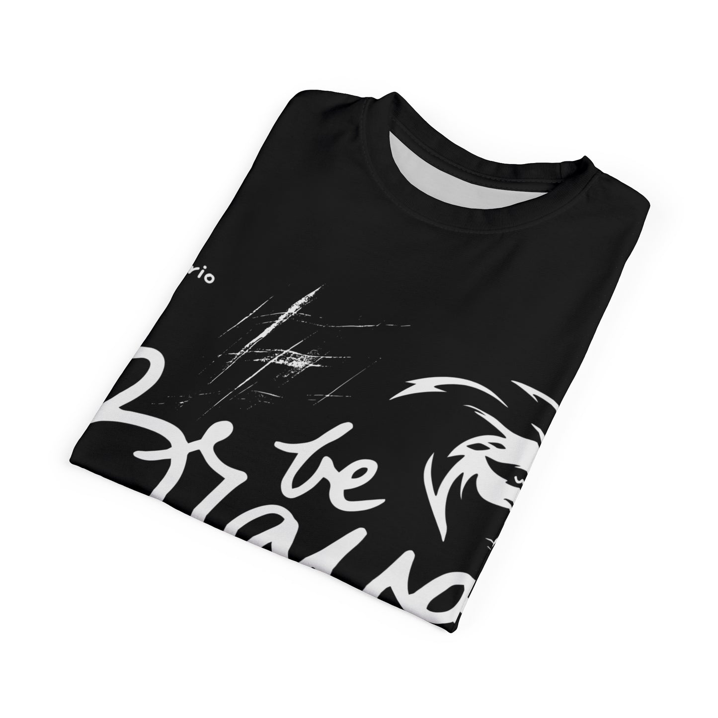 Inspirational Lion Graphic Unisex Tee - 'Be Brave'