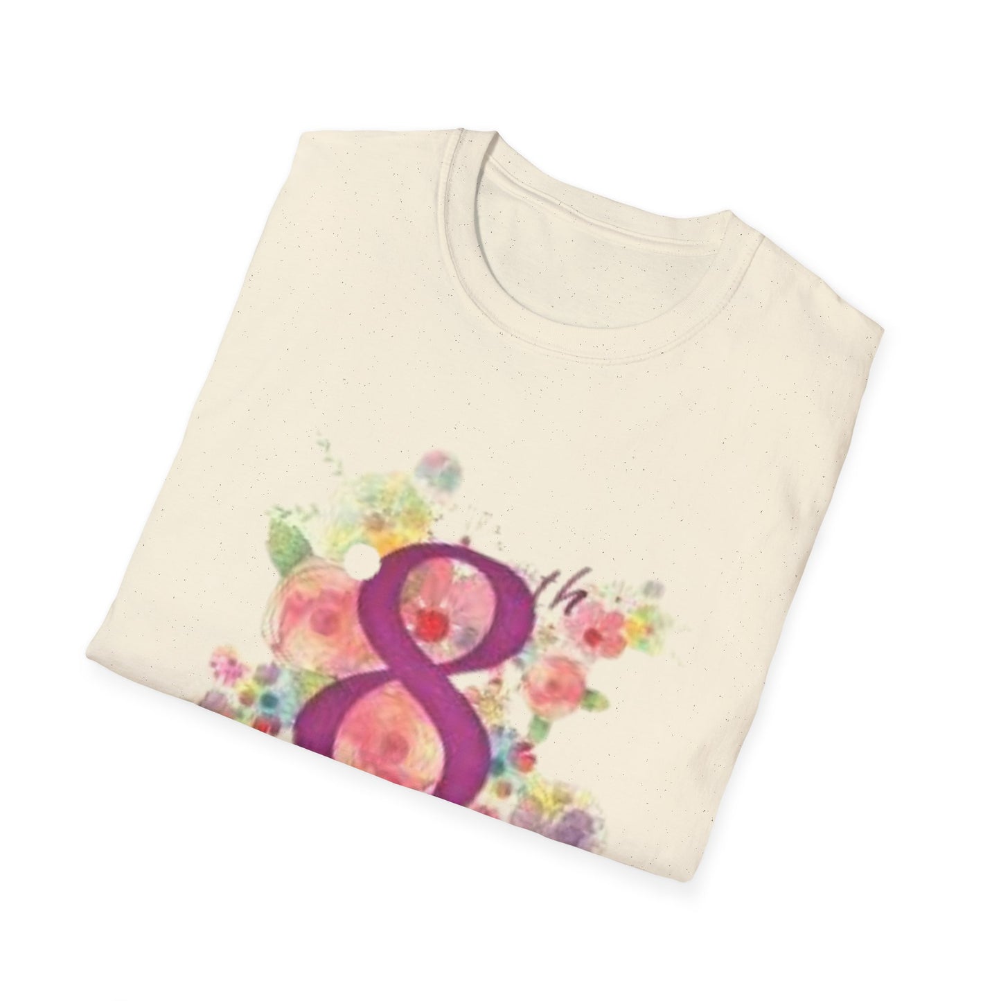 Women’s Day Floral T-Shirt - Celebrate 8th March with Style