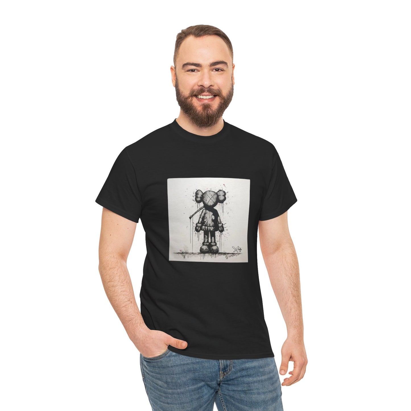 Artistic Unisex Heavy Cotton Tee | Unique Design for Creative Souls