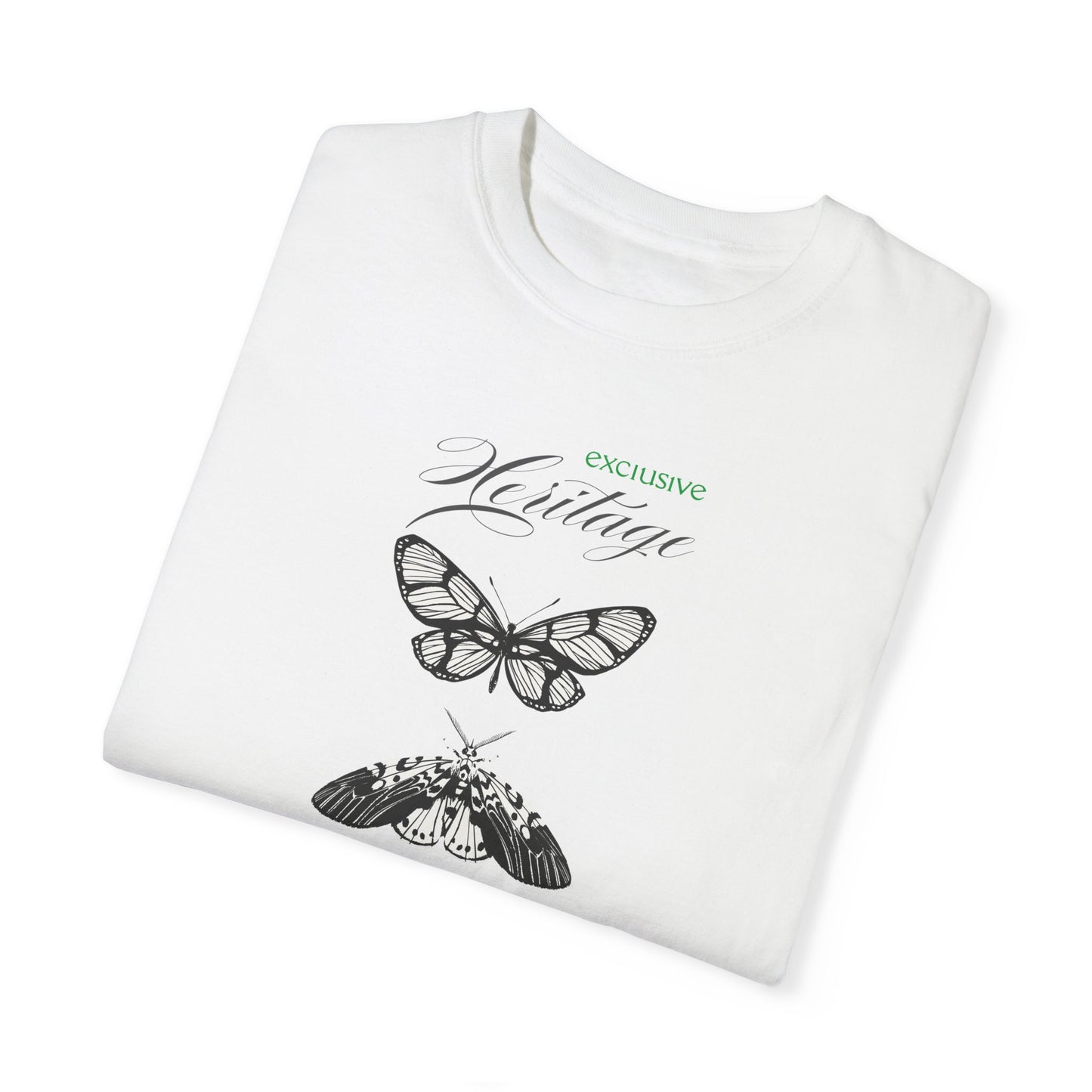 Heritage Butterfly Unisex Garment-Dyed T-shirt