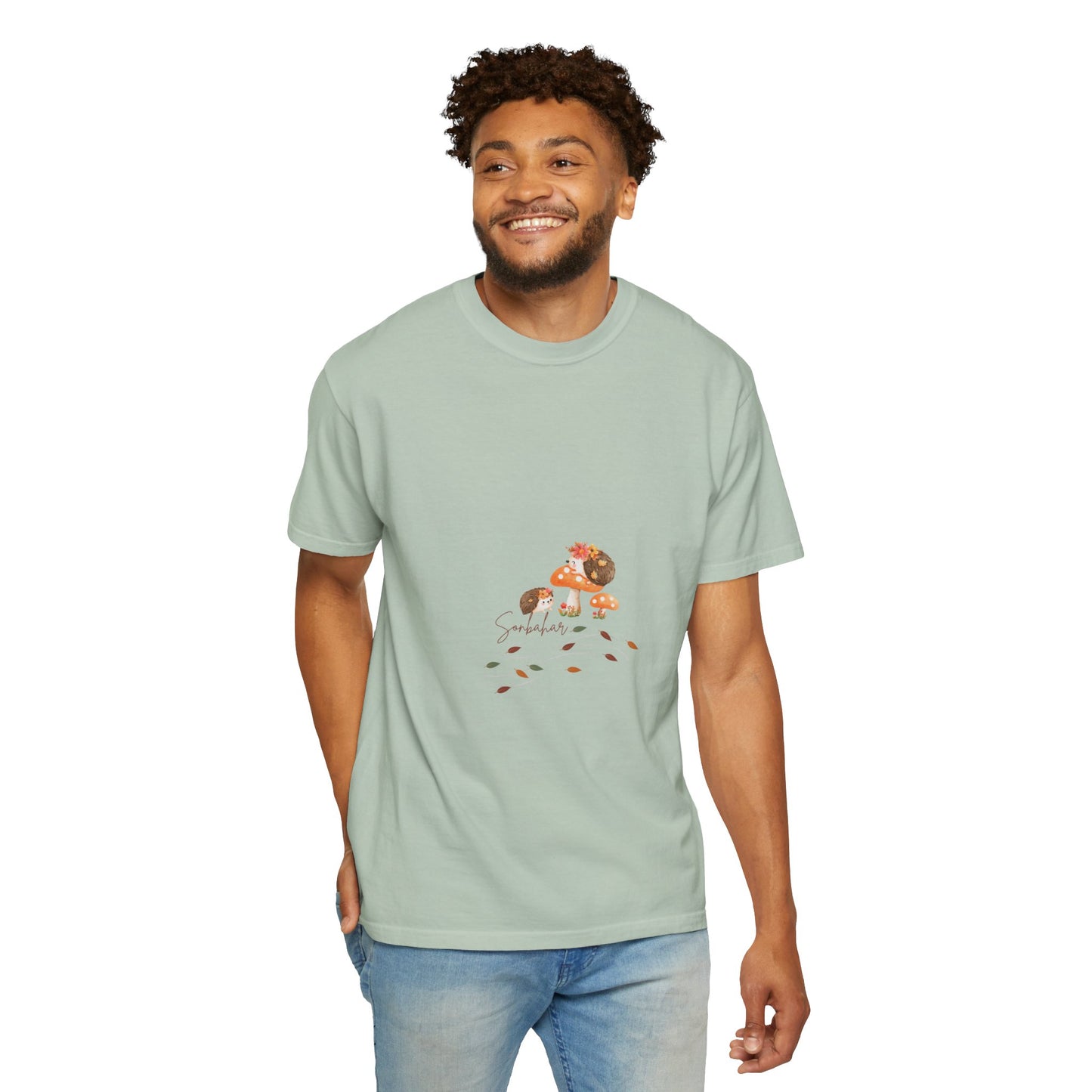 Autumn Mushroom Unisex T-Shirt - Cute Fall Graphic Tee