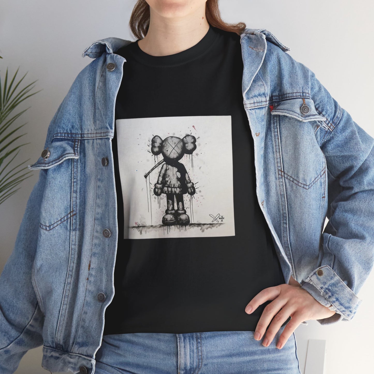 Artistic Unisex Heavy Cotton Tee | Unique Design for Creative Souls