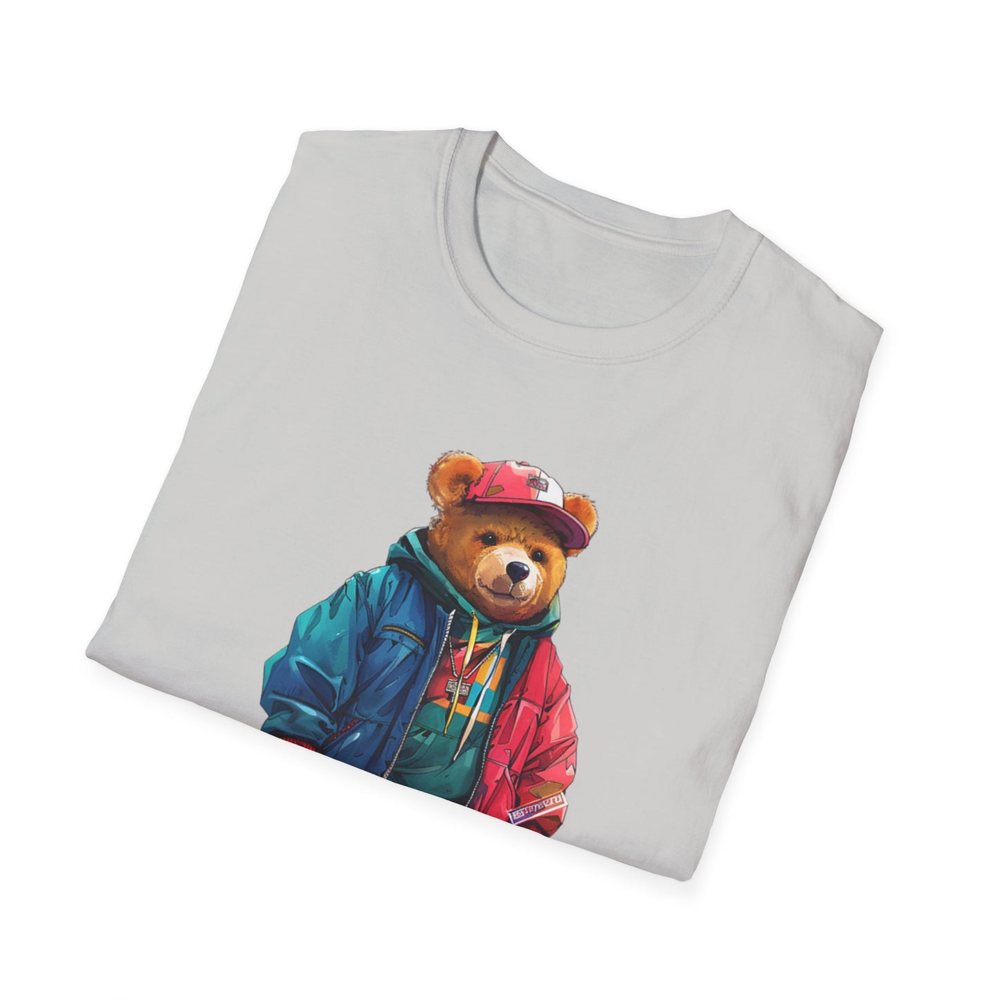 Vintage Vibe Bear Graphic Unisex Softstyle T-Shirt