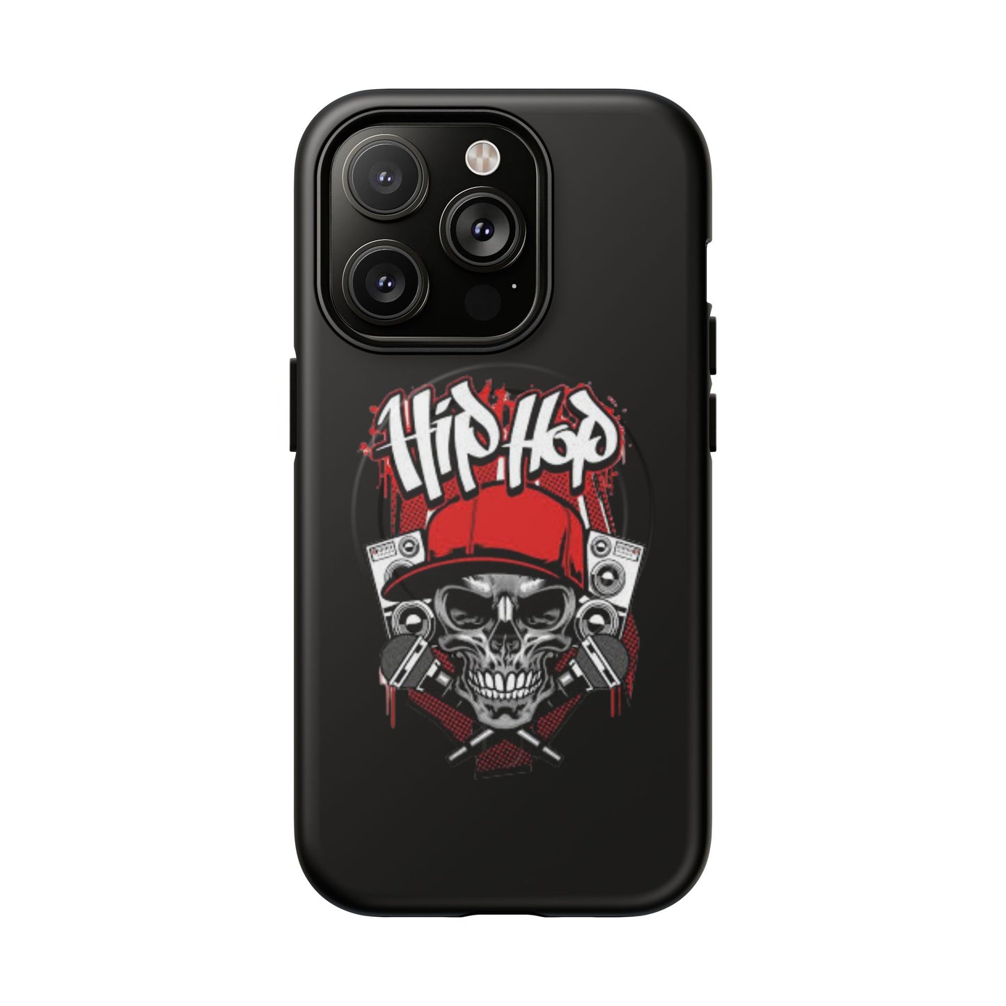 Hip Hop Skull Tough Magnetic Phone Case - Durable Protection with Stylish Design