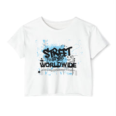 Women&#039;s Graffiti Festival Crop Top - Street Style Worldwide