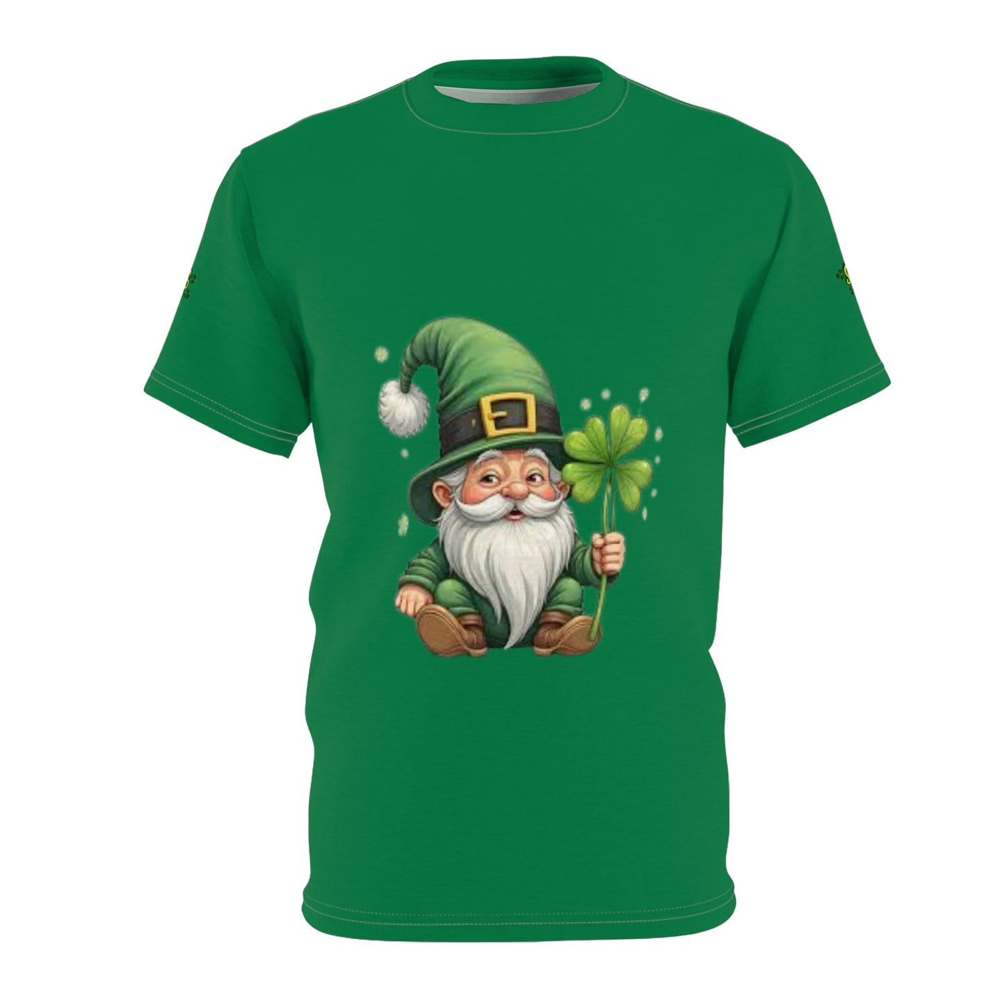 St. Patrick's Day Gnome Unisex Cut & Sew Tee