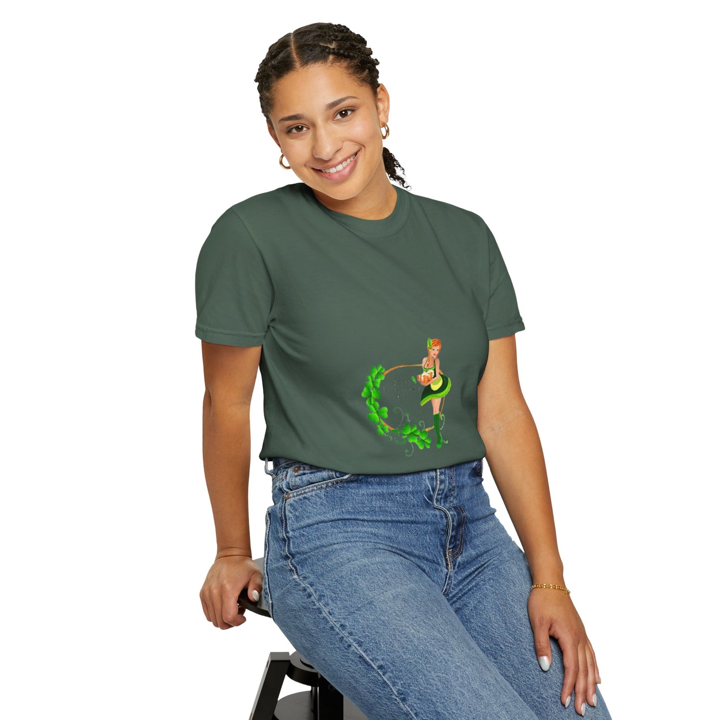 Cute St. Patrick's Day Unisex T-Shirt with Green Design