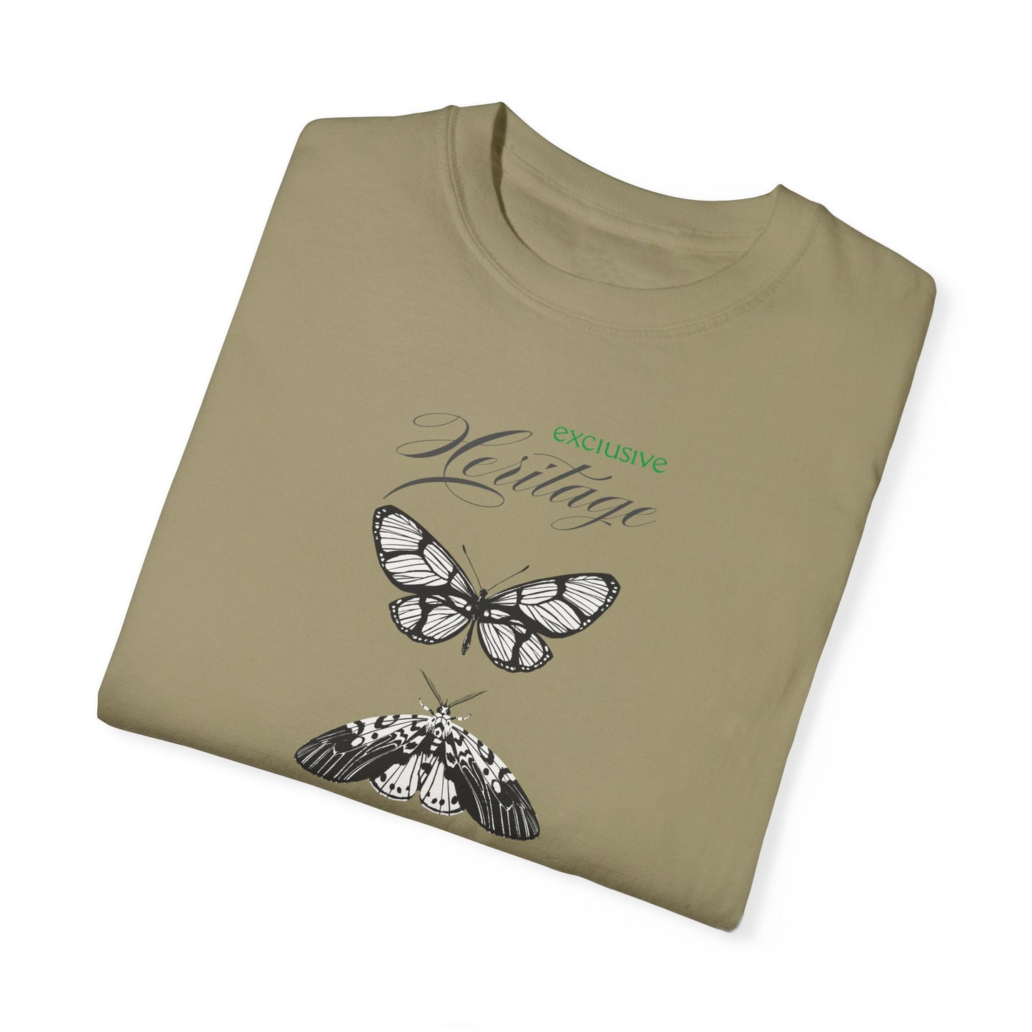 Heritage Butterfly Unisex Garment-Dyed T-shirt