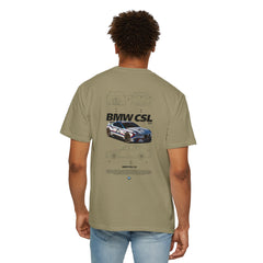 BMW CSL Unisex Garment-Dyed T-Shirt | Car Enthusiast Apparel