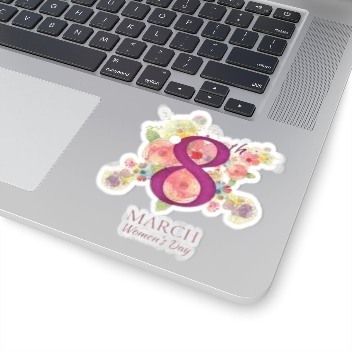 Women's Day Kiss-Cut Stickers | Celebrate March 8th with Floral Designs