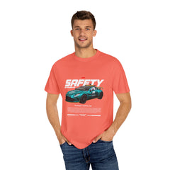 Unisex Garment-Dyed T-shirt - Formula 1 Safety Car Graphic Tee