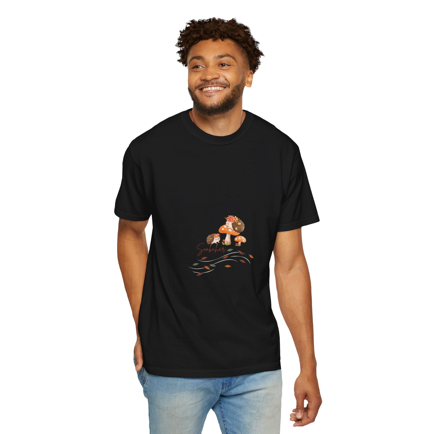 Autumn Mushroom Unisex T-Shirt - Cute Fall Graphic Tee