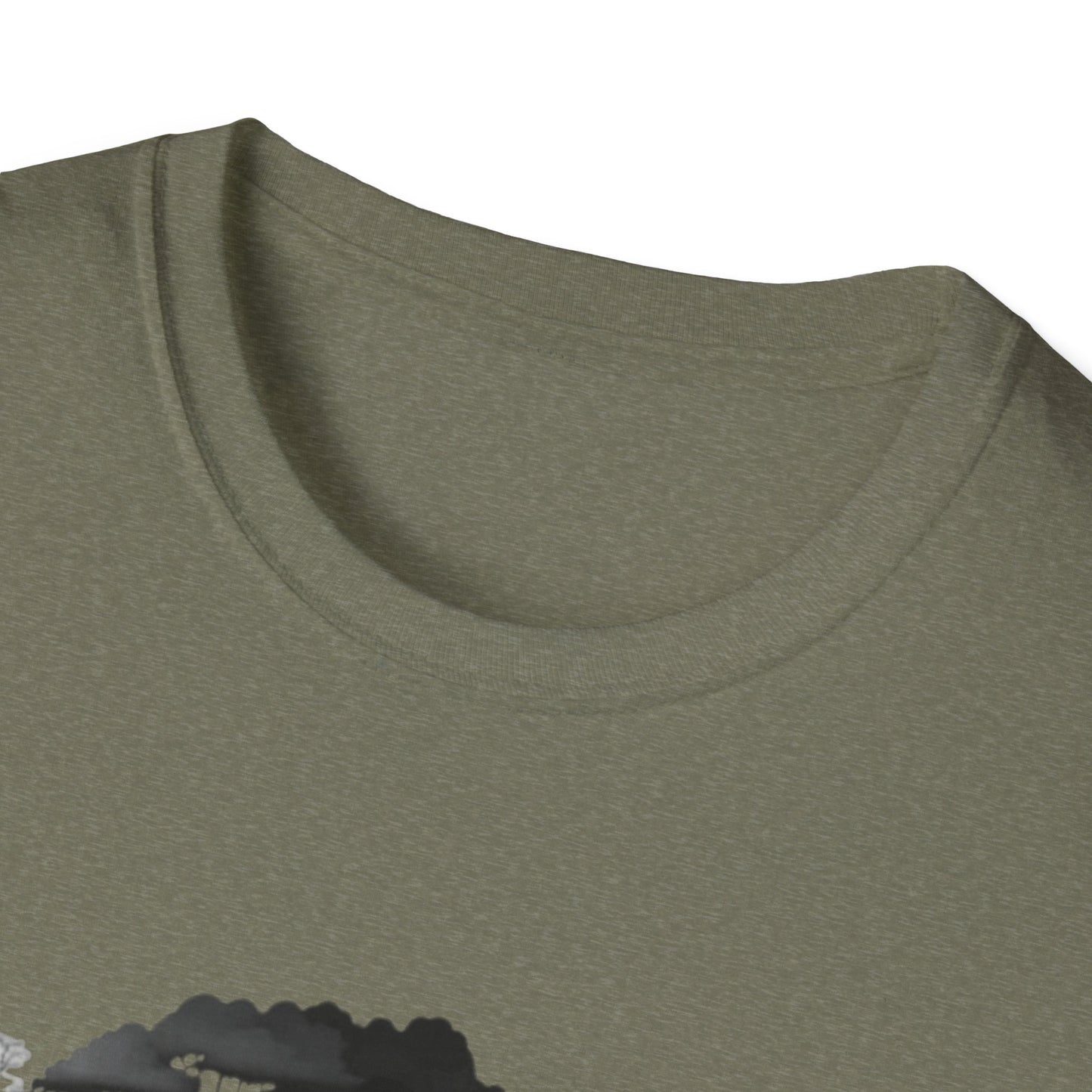 Zen-Inspired Unisex Softstyle T-Shirt with Scenic Landscape Design