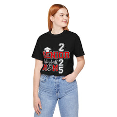 Senior Volleyball Mom 2025 Unisex Tee