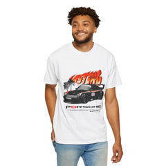 Retro Racing Unisex Garment-Dyed T-Shirt | Perfect for Car Enthusiasts