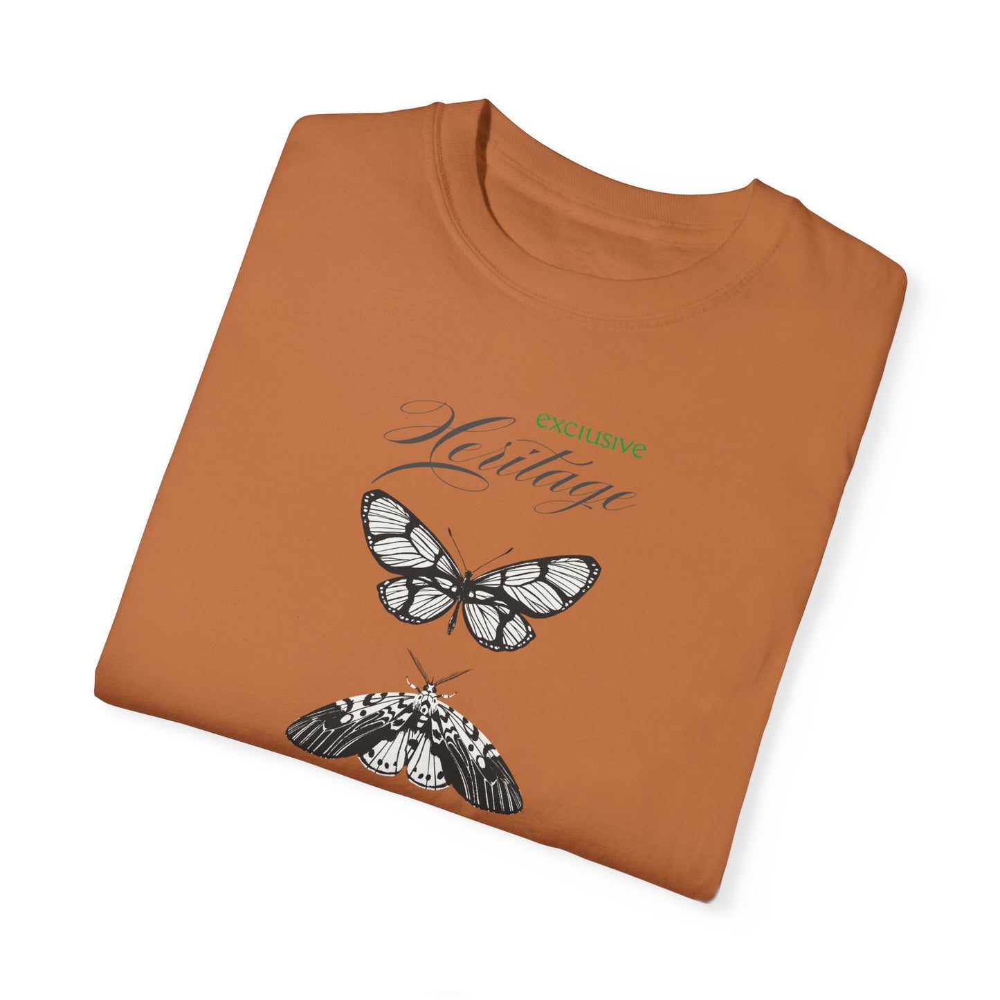 Heritage Butterfly Unisex Garment-Dyed T-shirt