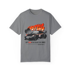 Retro Racing Unisex Garment-Dyed T-Shirt | Perfect for Car Enthusiasts