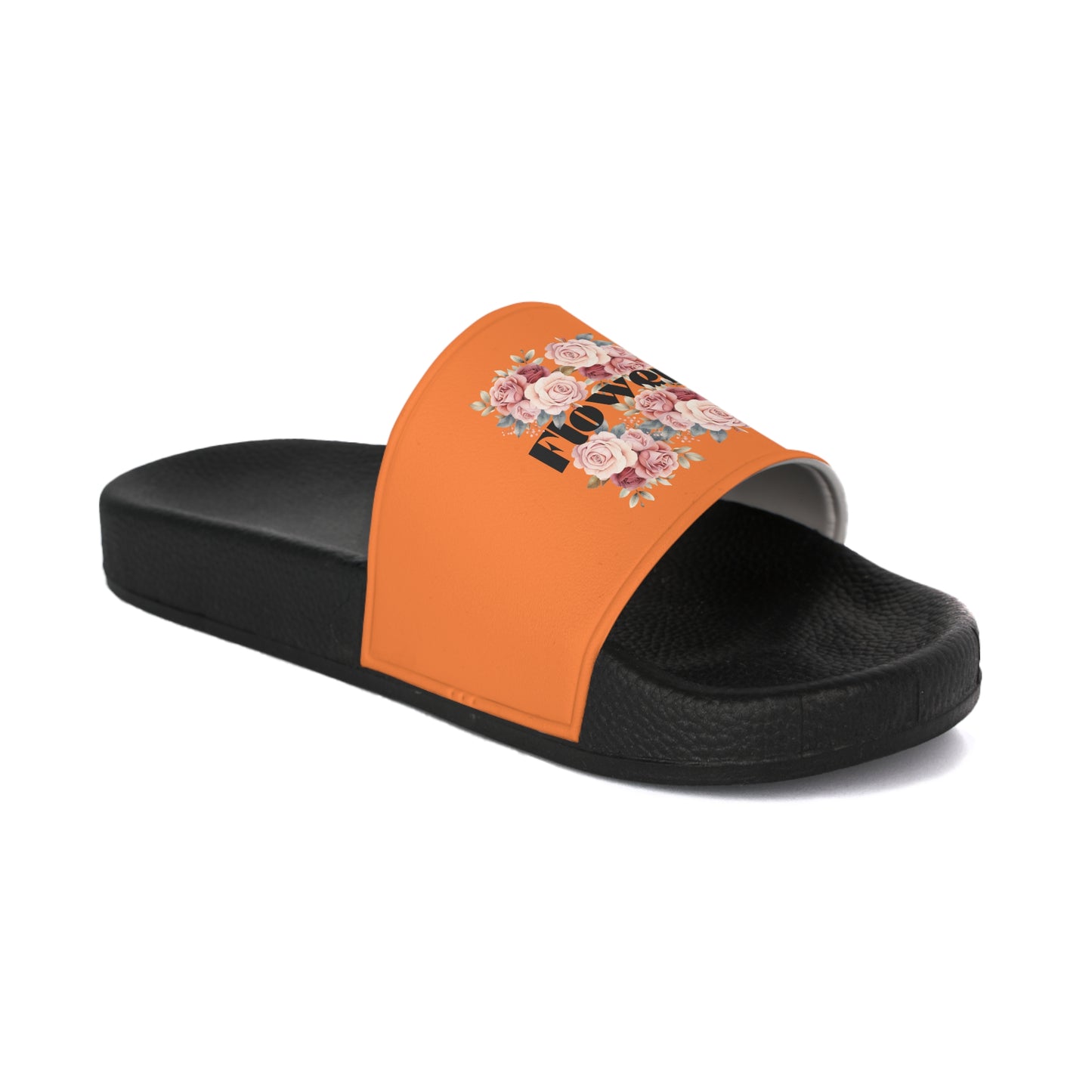 Floral 'Power' Women's Slide Sandals – Stylish Summer Footwear