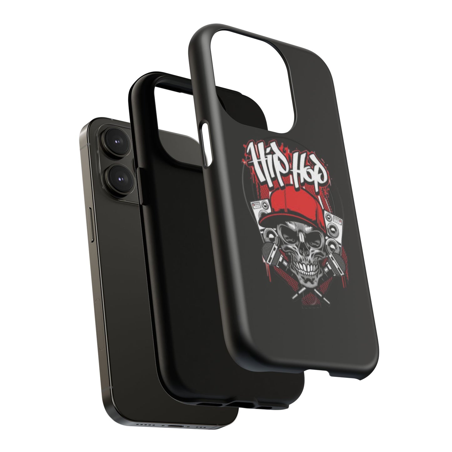 Hip Hop Skull Tough Magnetic Phone Case - Durable Protection with Stylish Design