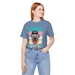Funny Pug Team Tee - Unisex Short Sleeve Jersey T-Shirt