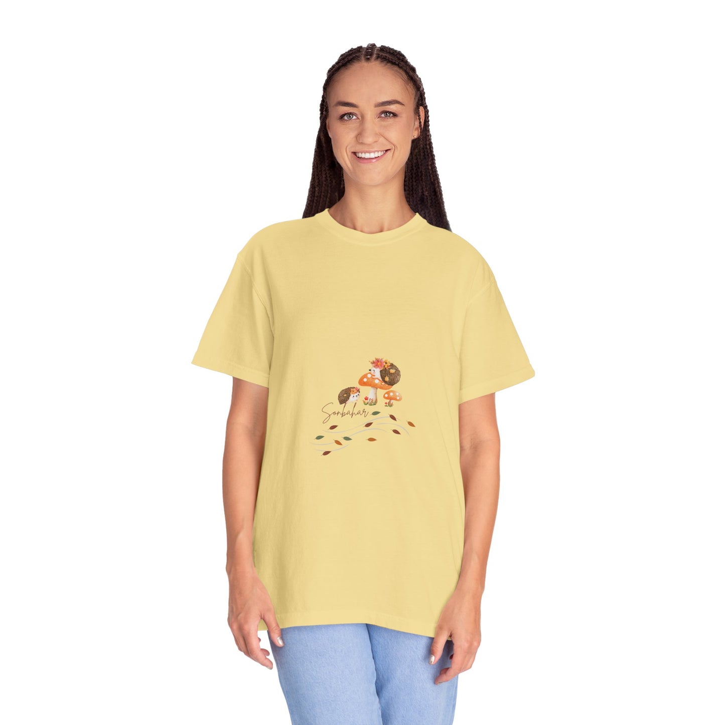 Autumn Mushroom Unisex T-Shirt - Cute Fall Graphic Tee