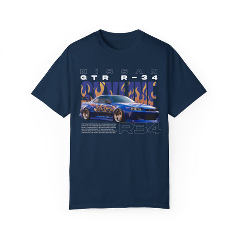 Retro Nissan GTR R34 Unisex T-Shirt - Car Enthusiast Tee