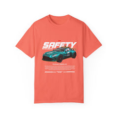 Unisex Garment-Dyed T-shirt - Formula 1 Safety Car Graphic Tee