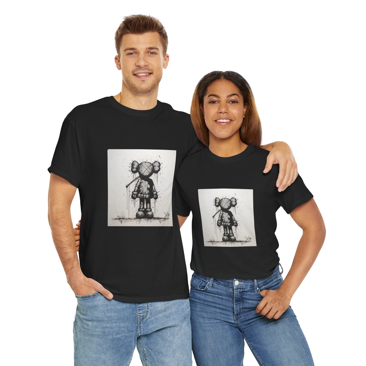 Artistic Unisex Heavy Cotton Tee | Unique Design for Creative Souls