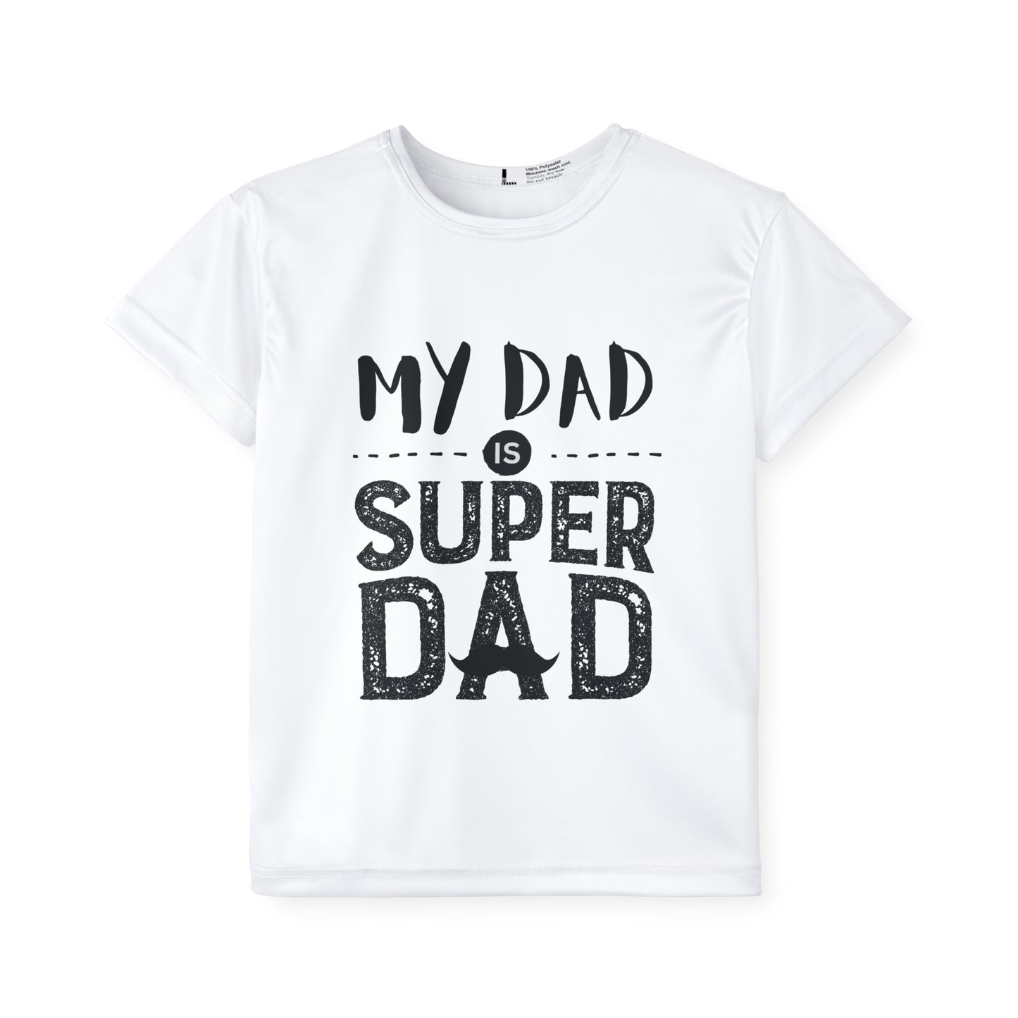 Kids Super Dad Sports Jersey - Playful Athletic Shirt for Father's Day