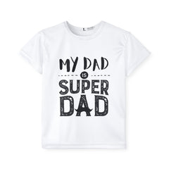 Kids Super Dad Sports Jersey - Playful Athletic Shirt for Father's Day