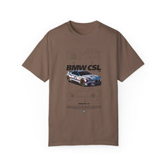 BMW CSL Unisex Garment-Dyed T-Shirt | Car Enthusiast Apparel