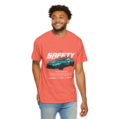 Unisex Garment-Dyed T-shirt - Formula 1 Safety Car Graphic Tee