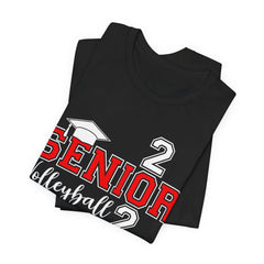 Senior Volleyball Mom 2025 Unisex Tee