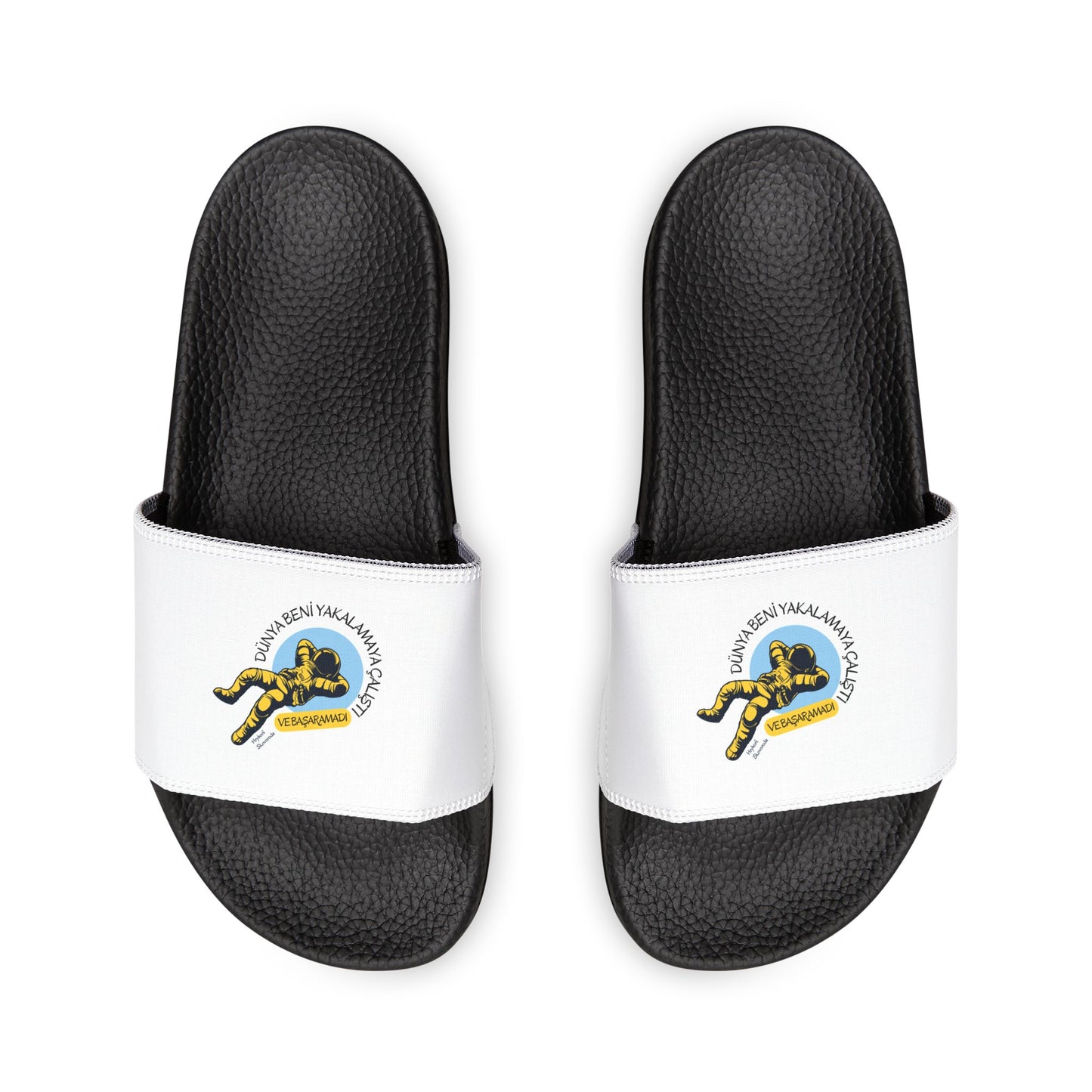 Men's Removable-Strap Sandals with Unique Graphic Design