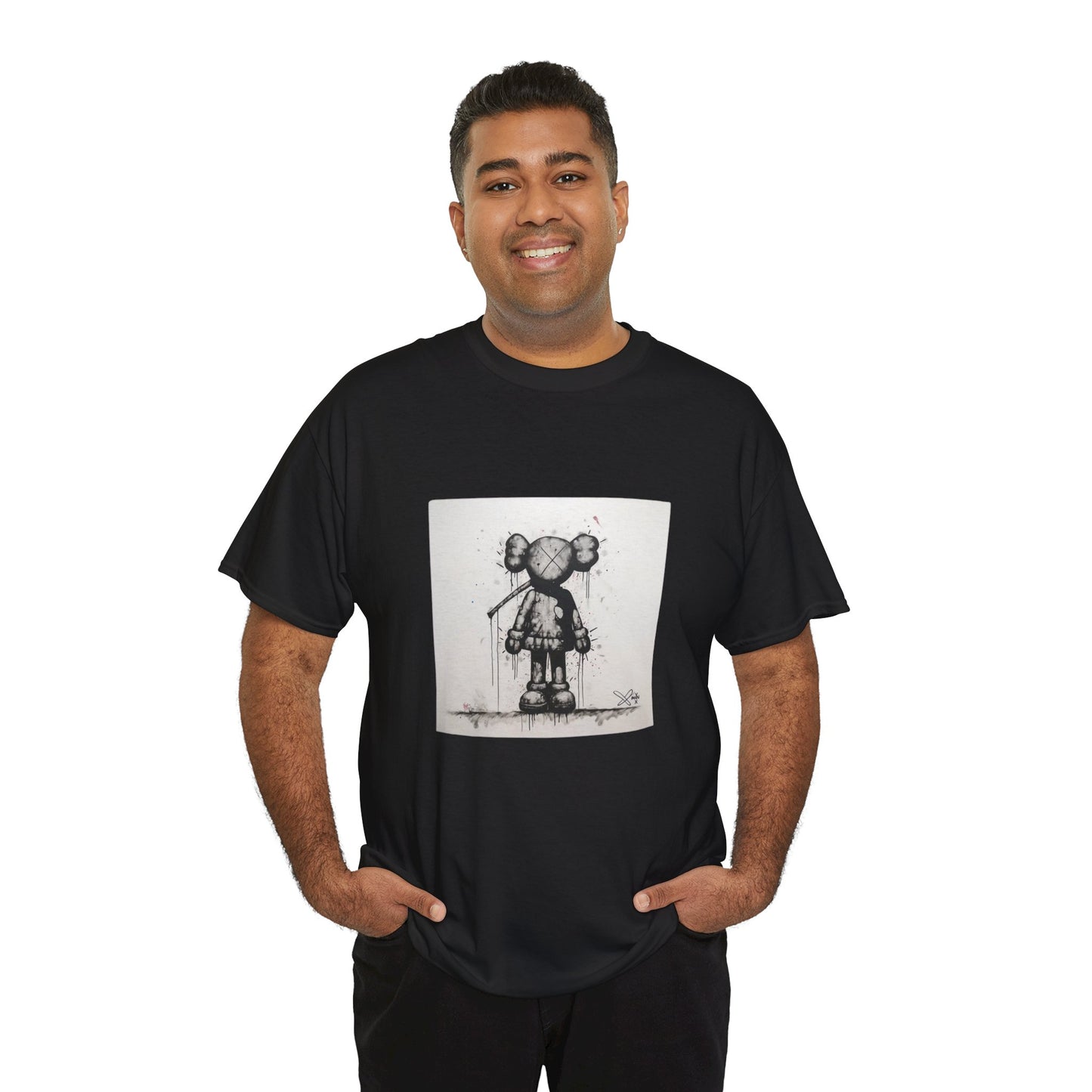 Artistic Unisex Heavy Cotton Tee | Unique Design for Creative Souls