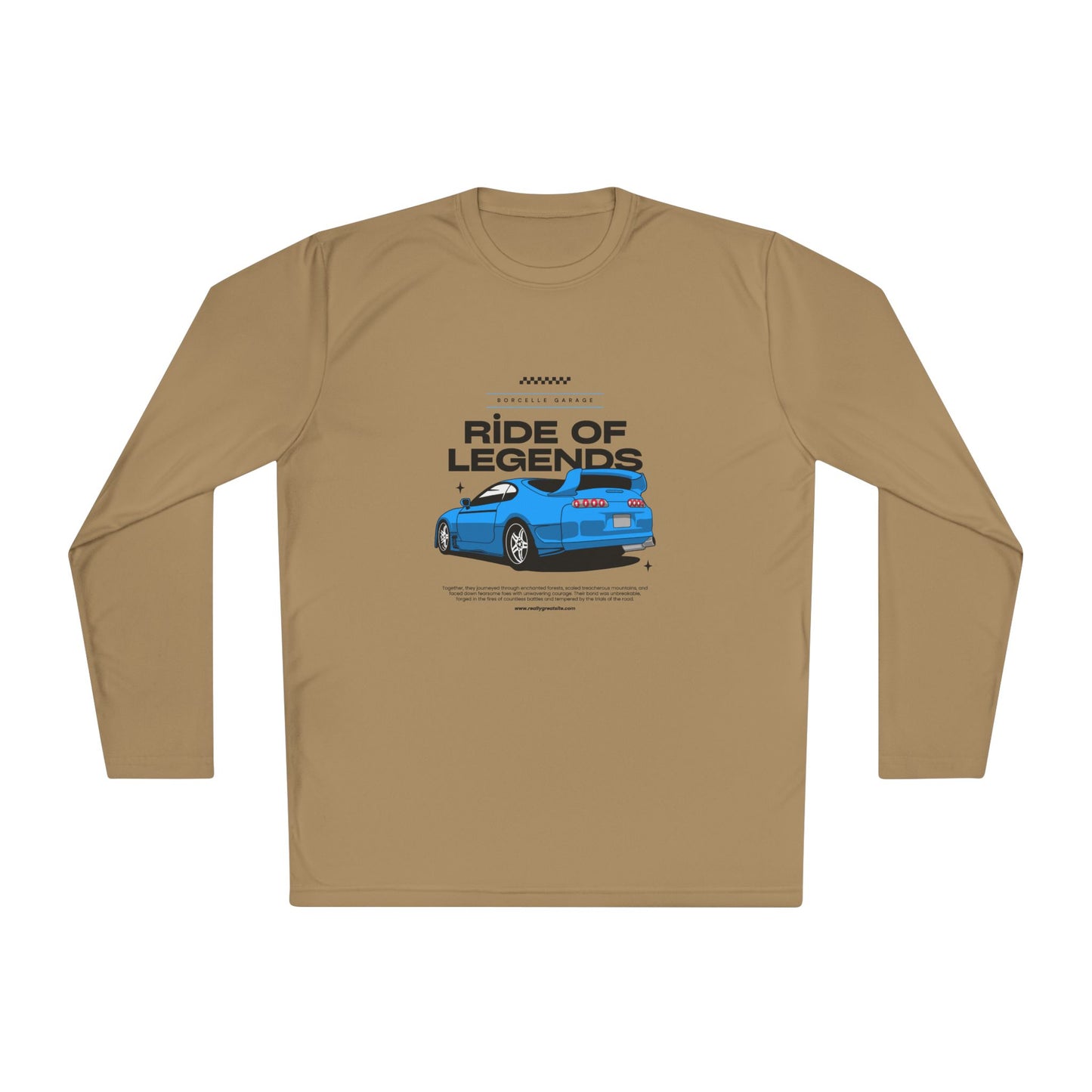 Ride of Legends Unisex Long Sleeve Tee - Dream Motif & Automotive Style