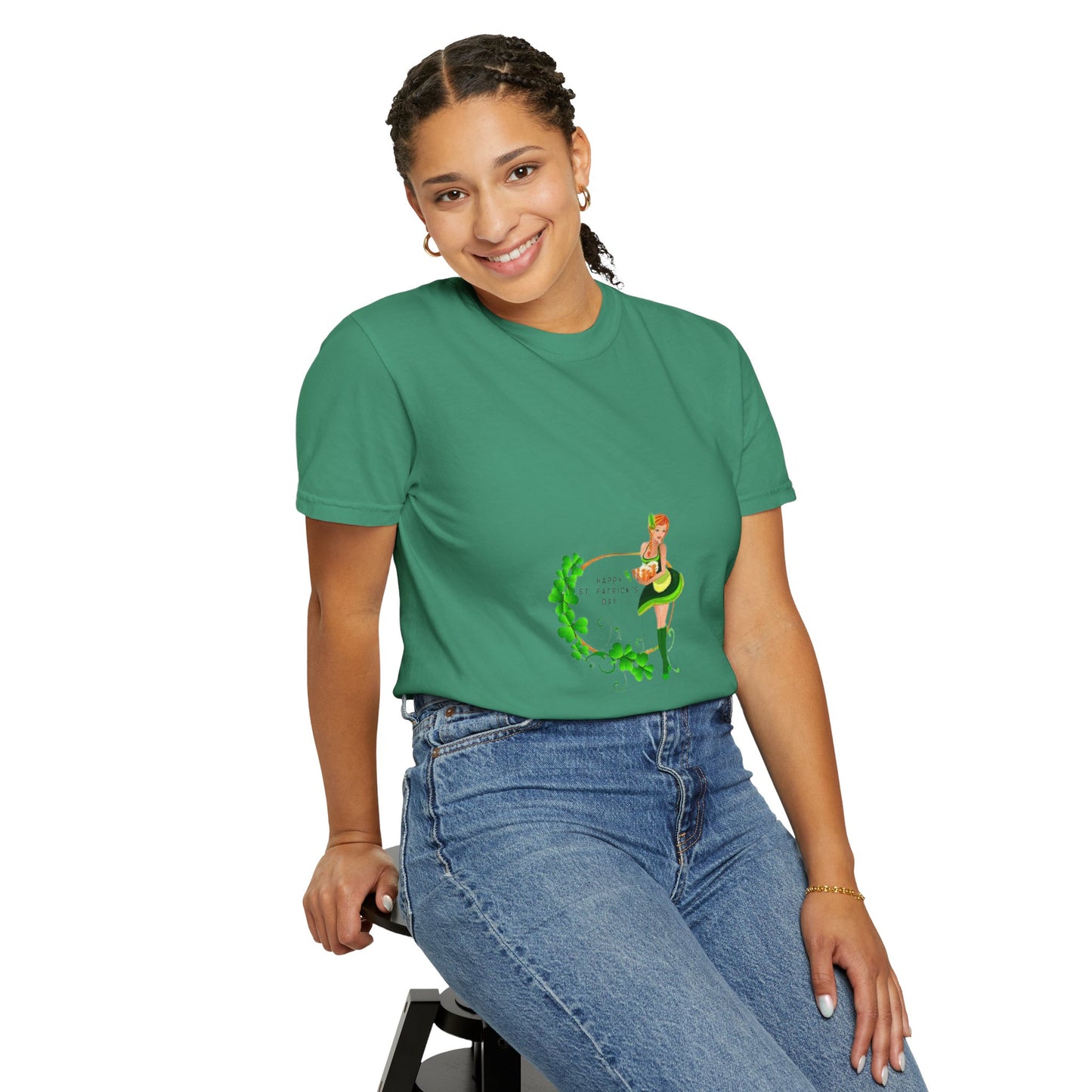 Cute St. Patrick's Day Unisex T-Shirt with Green Design