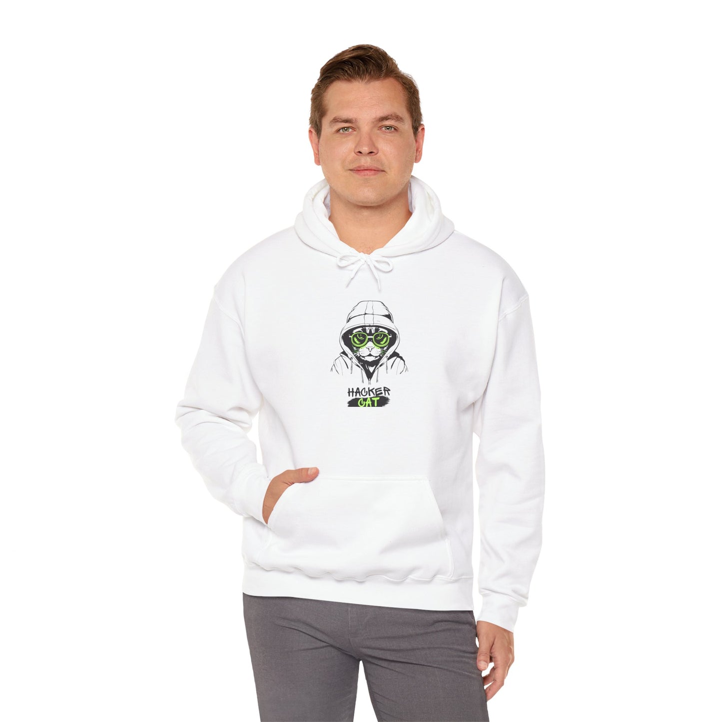 Hacker Culture Unisex Heavy Blend Hooded Sweatshirt - Trendy Graphic Apparel for Tech Enthusiasts