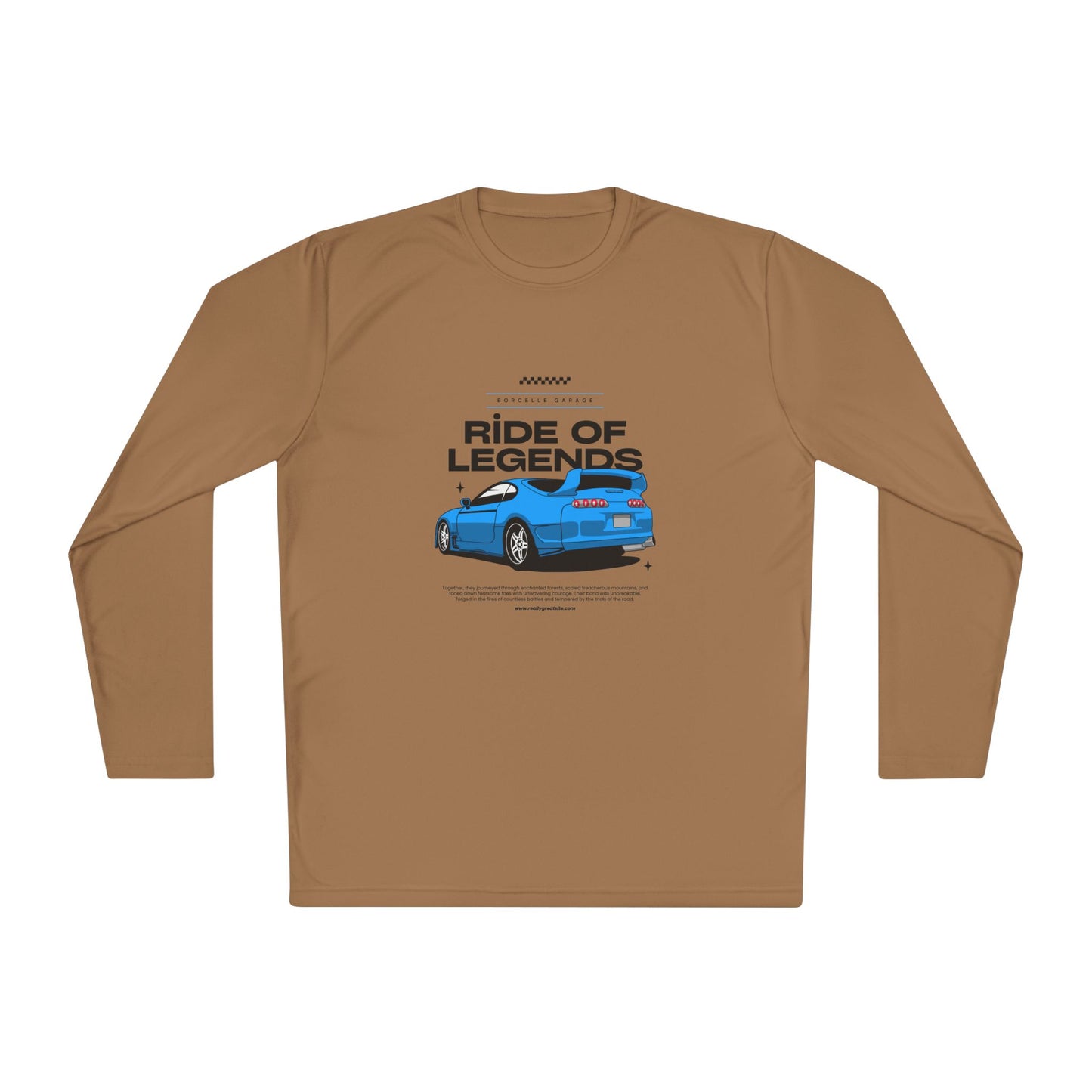 Ride of Legends Unisex Long Sleeve Tee - Dream Motif & Automotive Style