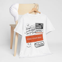 Find Your Way Unisex Heavy Cotton Tee - Motivational Graphic T-Shirt