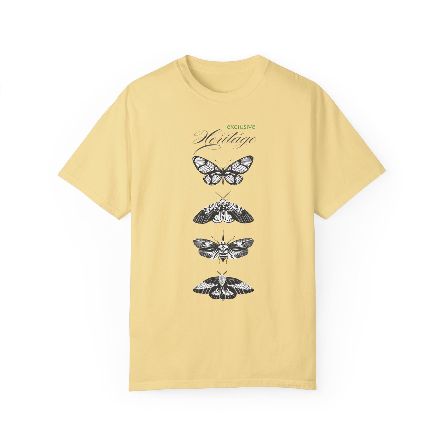 Heritage Butterfly Unisex Garment-Dyed T-shirt