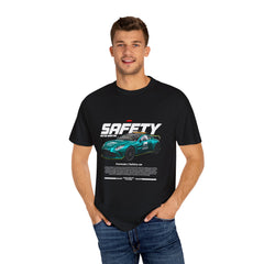 Unisex Garment-Dyed T-shirt - Formula 1 Safety Car Graphic Tee