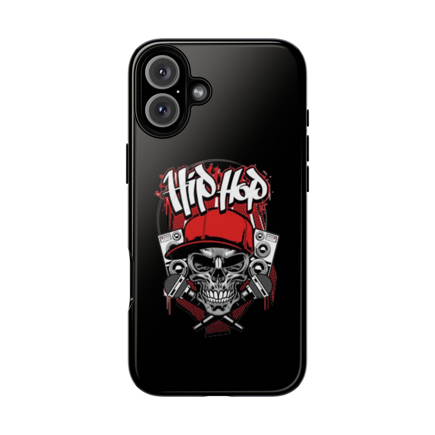 Hip Hop Skull Tough Magnetic Phone Case - Durable Protection with Stylish Design