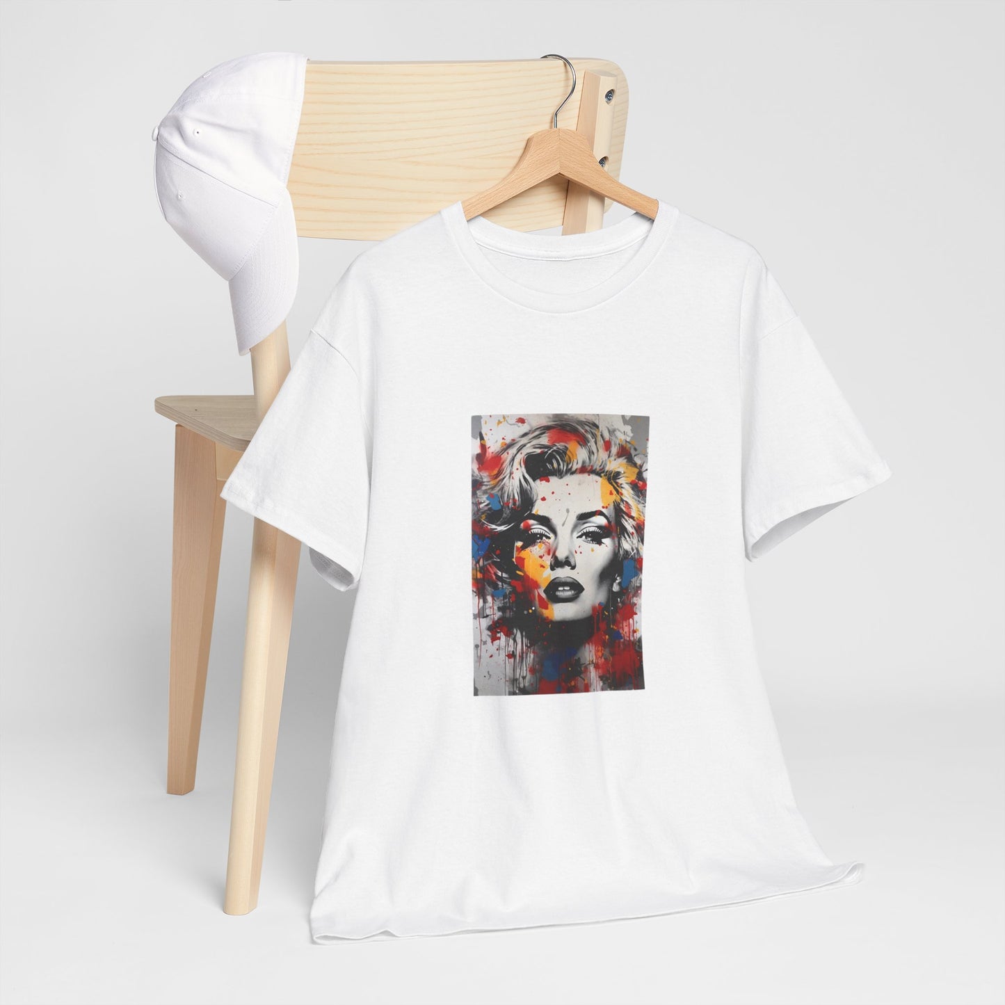 Artistic Marilyn Monroe Unisex Heavy Cotton Tee