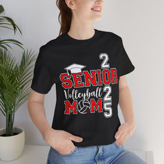 Senior Volleyball Mom 2025 Unisex Tee
