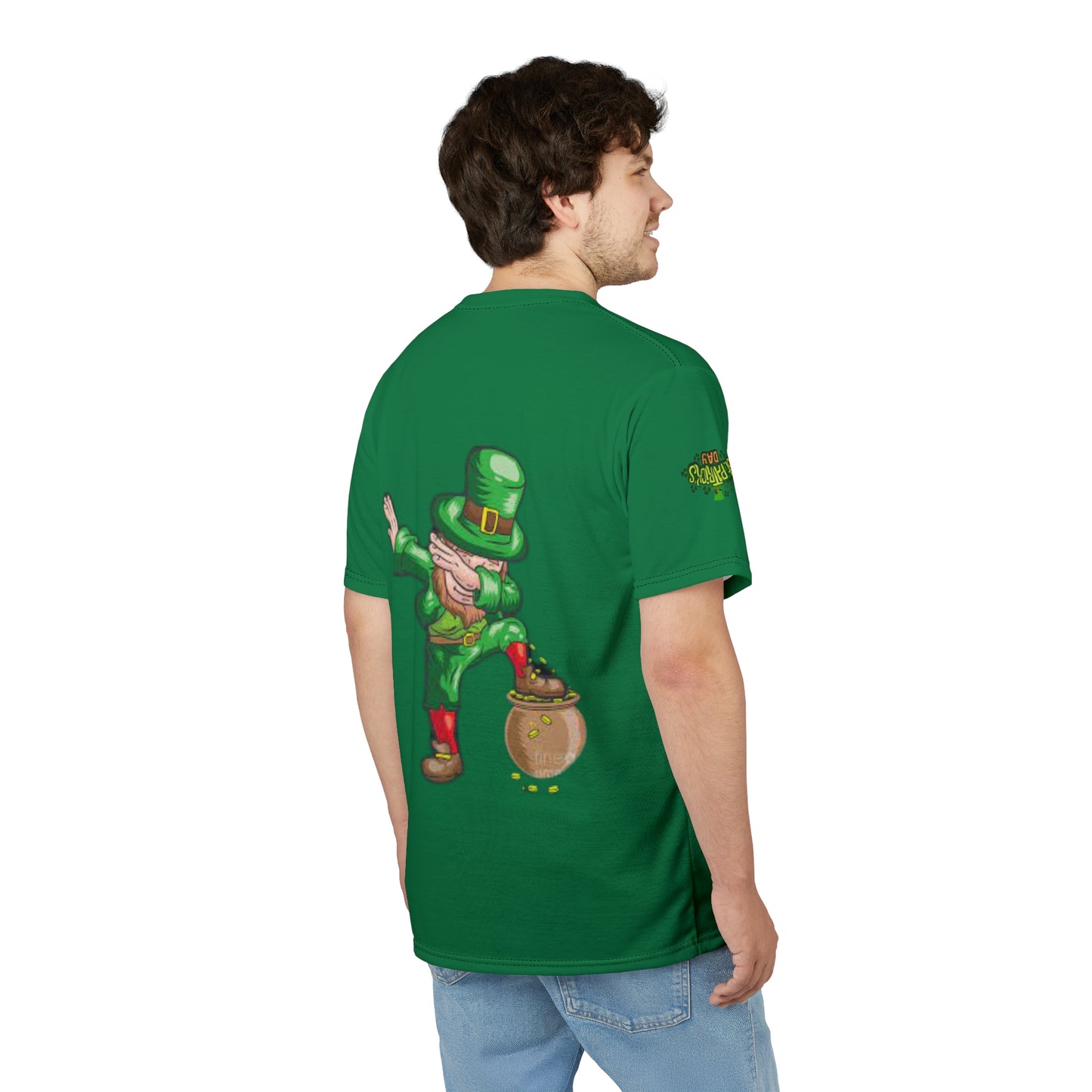 St. Patrick's Day Gnome Unisex Cut & Sew Tee