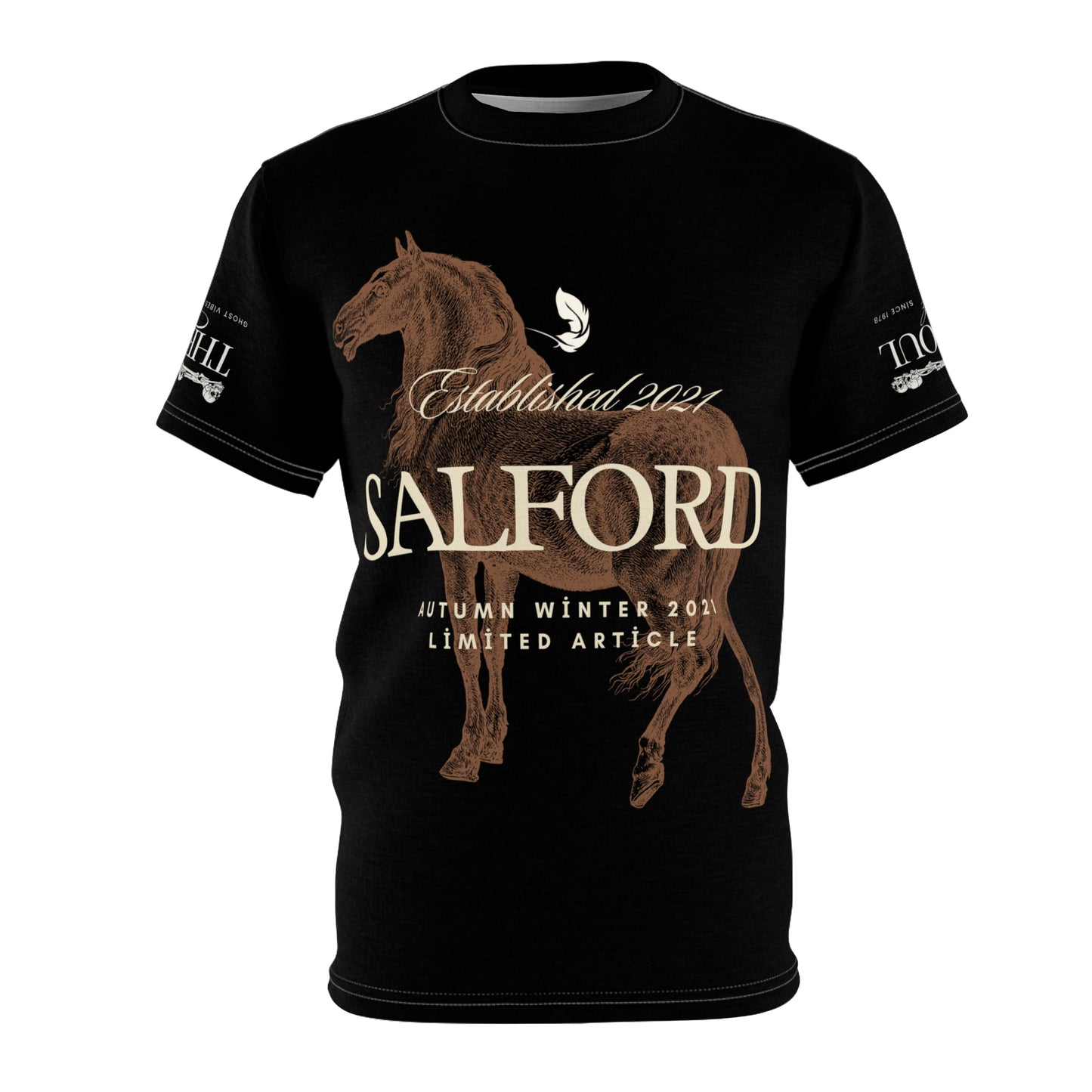 Unisex Cut & Sew Tee - Limited Edition Salford Horse Design