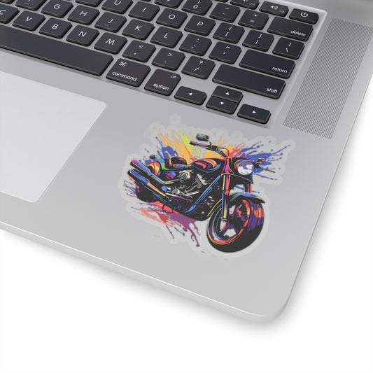 Vibrant Motorcycle Kiss-Cut Stickers | Perfect for Biker Enthusiasts